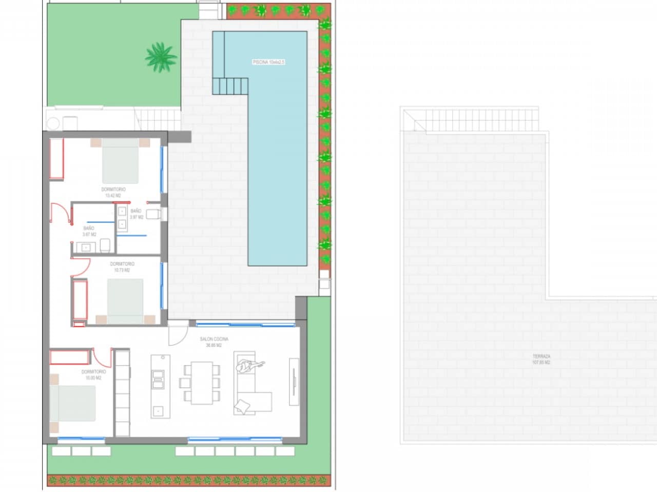 3 sovrum Villa till salu i San Javier med pool - 699 900 € (Ref: 9473136)