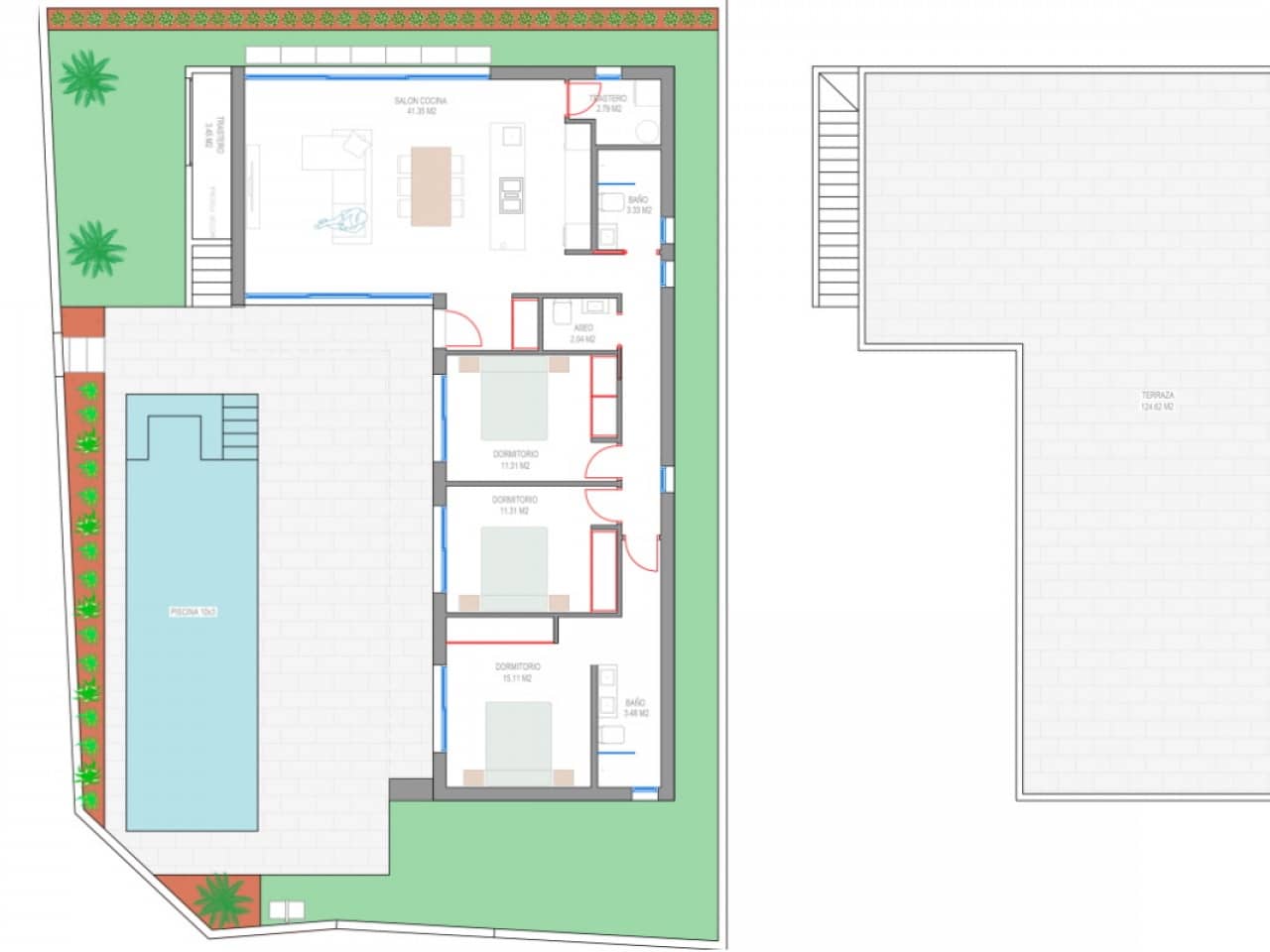 3 sovrum Villa till salu i San Javier med pool - 699 900 € (Ref: 9473136)