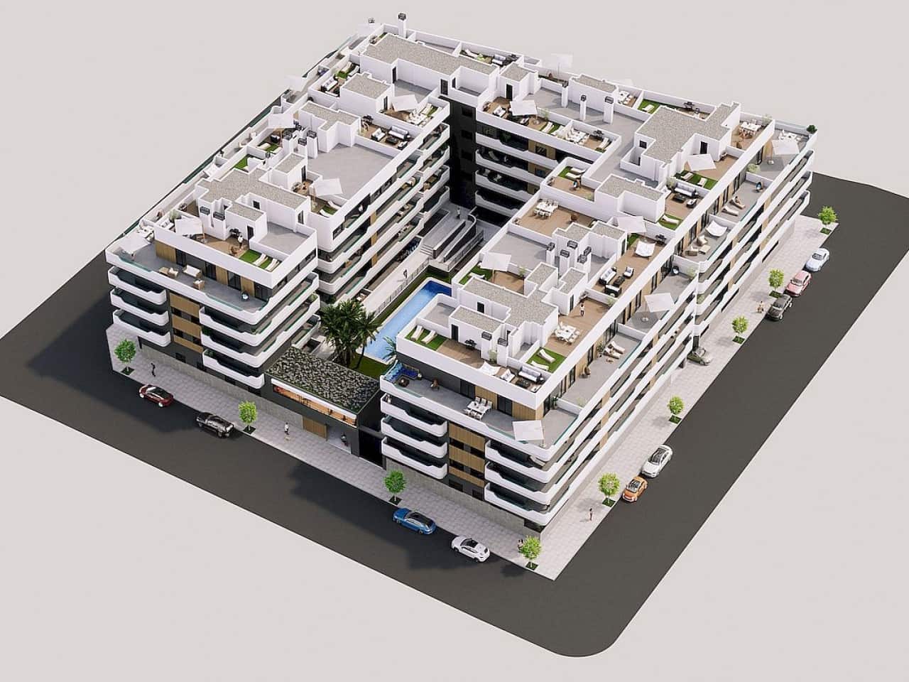 3 bedroom Penthouse for sale in Santa Pola with pool - € 530,000 (Ref: 9508961)