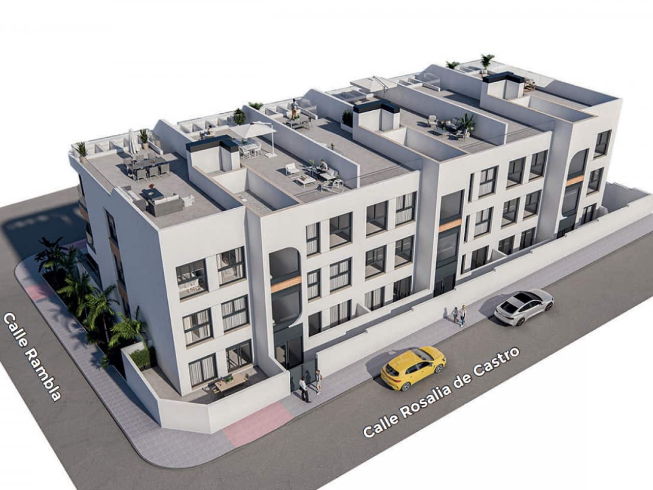 3 sypialnia Apartament na sprzedaż w Benijofar z basenem - 289 900 € (Ref: 9508962)