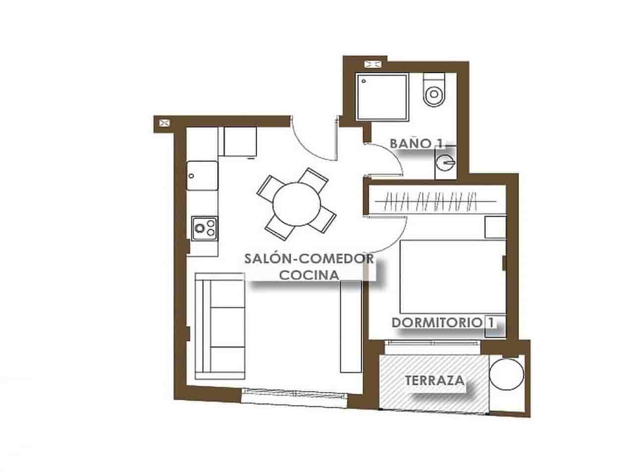 1 sypialnia Apartament na sprzedaż w Torrevieja z basenem - 207 000 € (Ref: 9508965)