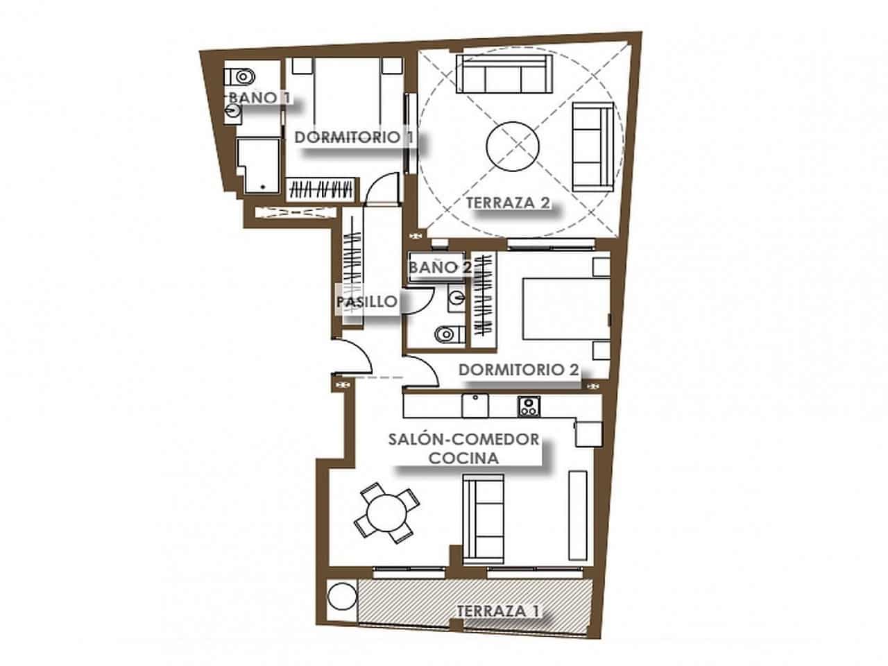 2 soveværelse Penthouse til salg i Torrevieja med swimmingpool - € 538.000 (Ref: 9508967)