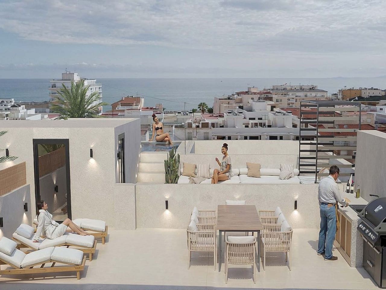 2 soveværelse Penthouse til salg i Torrevieja med swimmingpool - € 538.000 (Ref: 9508967)