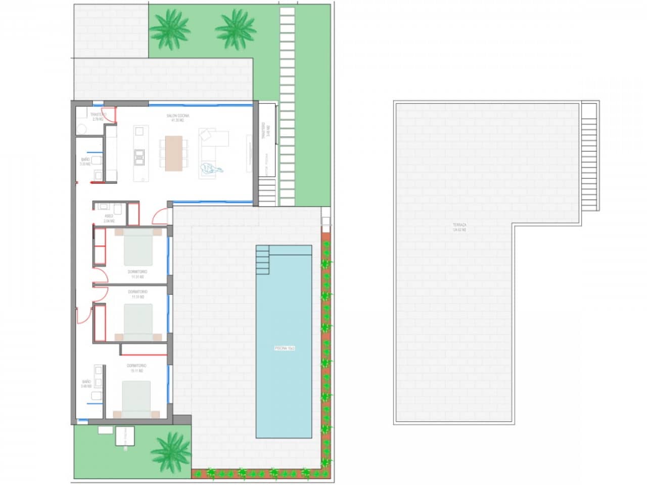 3 bedroom Villa for sale in Los Alcazares with pool - € 499,900 (Ref: 9508968)