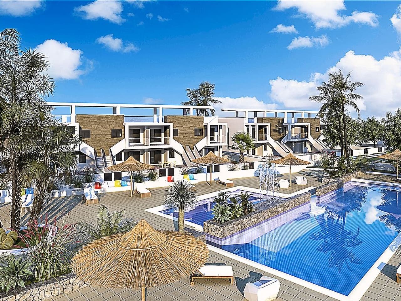 2 bedroom Terraced Villa for sale in Pilar de la Horadada with pool - € 349,000 (Ref: 9516004)