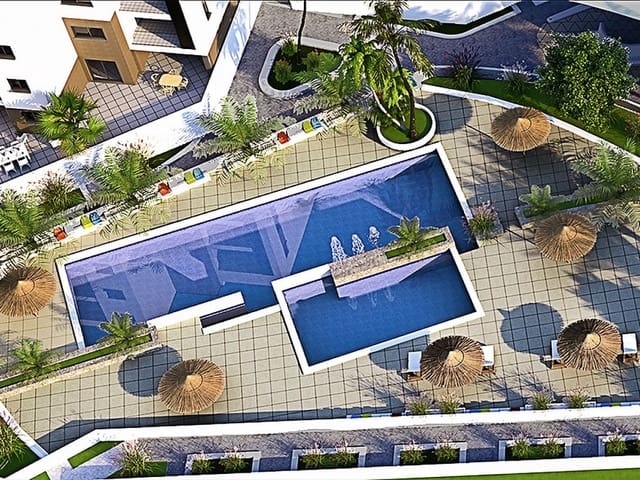 2 bedroom Terraced Villa for sale in Mil Palmeras, Pilar de la Horadada with pool - € 349,000 (Ref: 9516004)