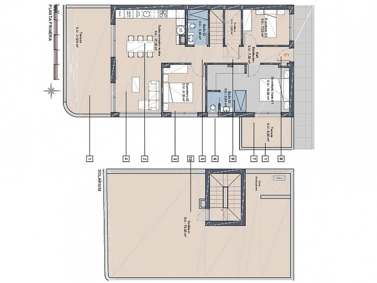 3 sypialnia Willa na sprzedaż w Los Alcazares z basenem - 539 900 € (Ref: 9524539)