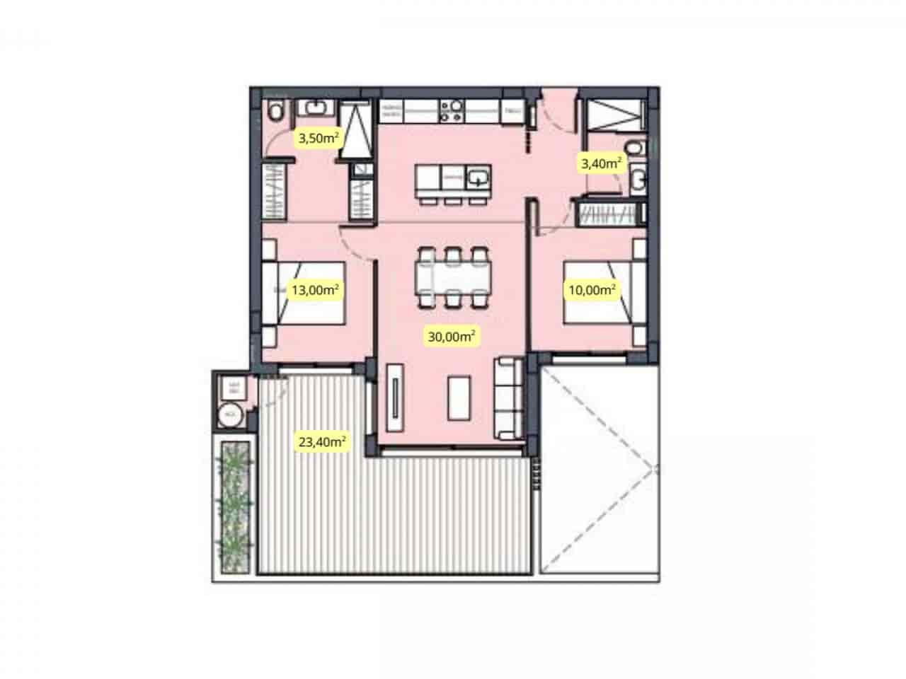 2 slaapkamer Appartement te koop in Torre-Pacheco met zwembad - € 315.000 (Ref: 9524541)