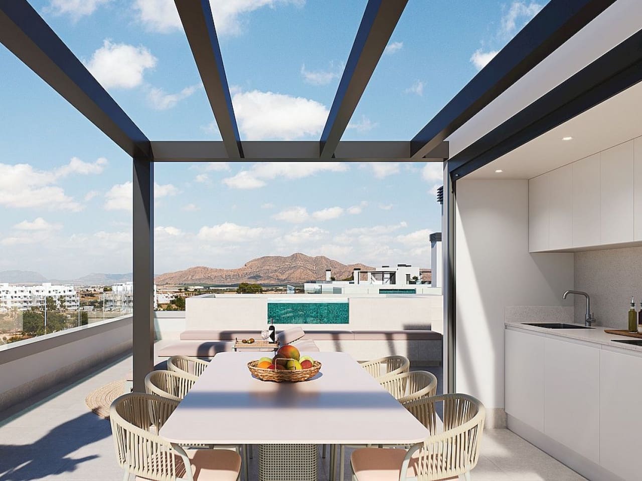 3 slaapkamer Penthouse te koop in Torre-Pacheco met zwembad - € 595.000 (Ref: 9524545)