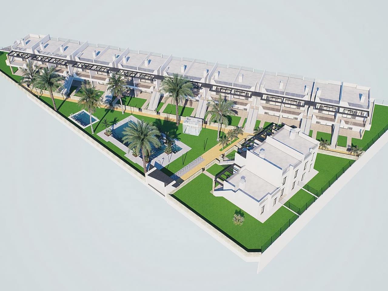 2 slaapkamer Rijtjeshuis te koop in Pilar de la Horadada met zwembad - € 296.000 (Ref: 9534018)