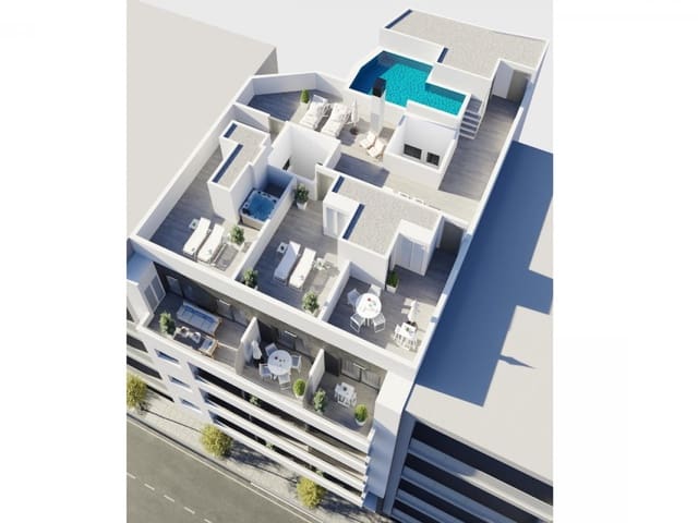 2 bedroom Apartment for sale in Torrevieja with pool - € 299,000 (Ref: 9534020)