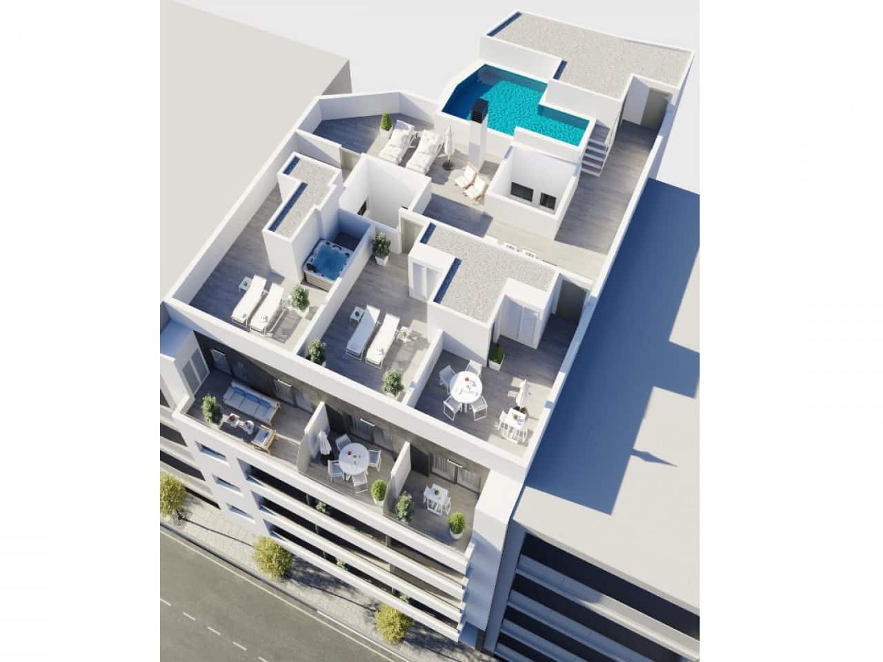 3 soveværelse Lejlighed til salg i Torrevieja med swimmingpool - € 329.000 (Ref: 9534021)