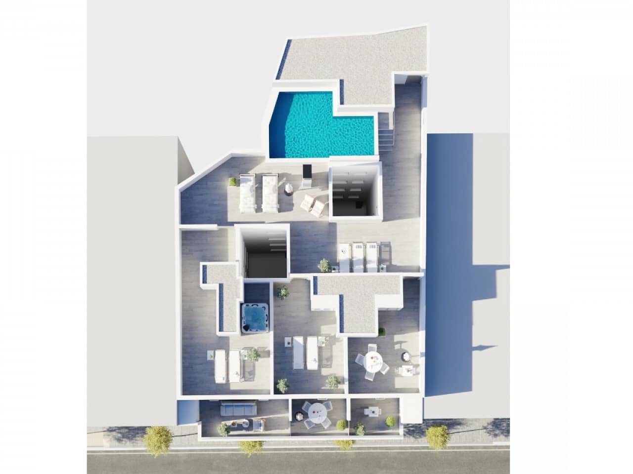 Ático de 3 habitaciones en Torrevieja en venta con piscina - 469.000 € (Ref: 9534023)