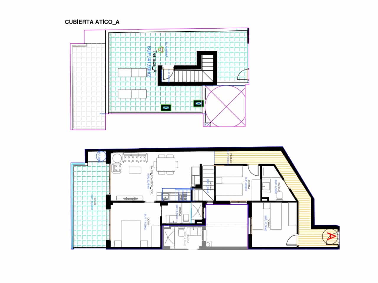 Ático de 3 habitaciones en Torrevieja en venta con piscina - 469.000 € (Ref: 9534023)
