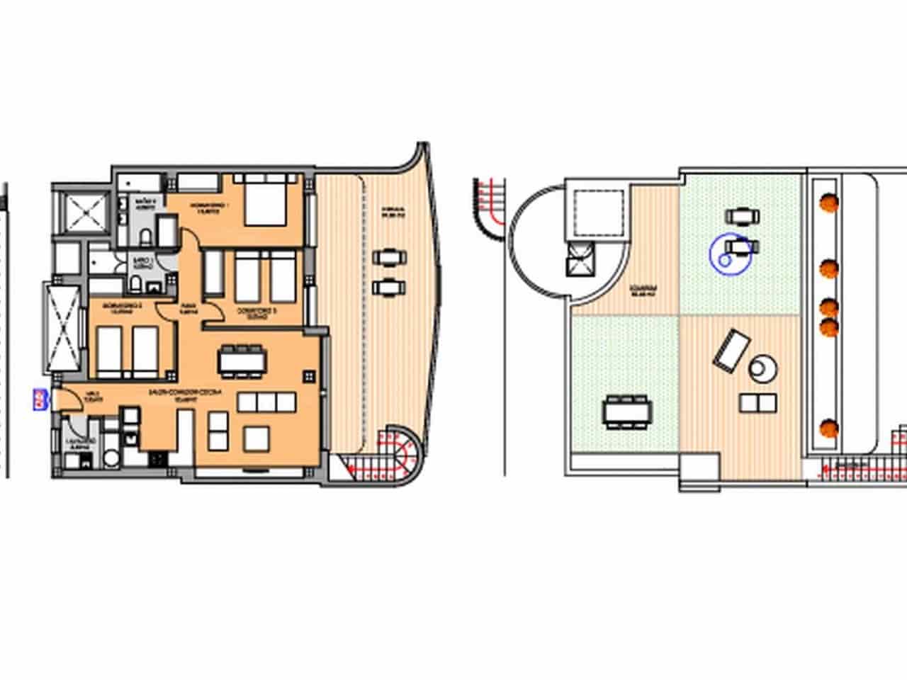 3 sypialnia Penthouse na sprzedaż w Playa Flamenca z basenem - 599 000 € (Ref: 9548538)
