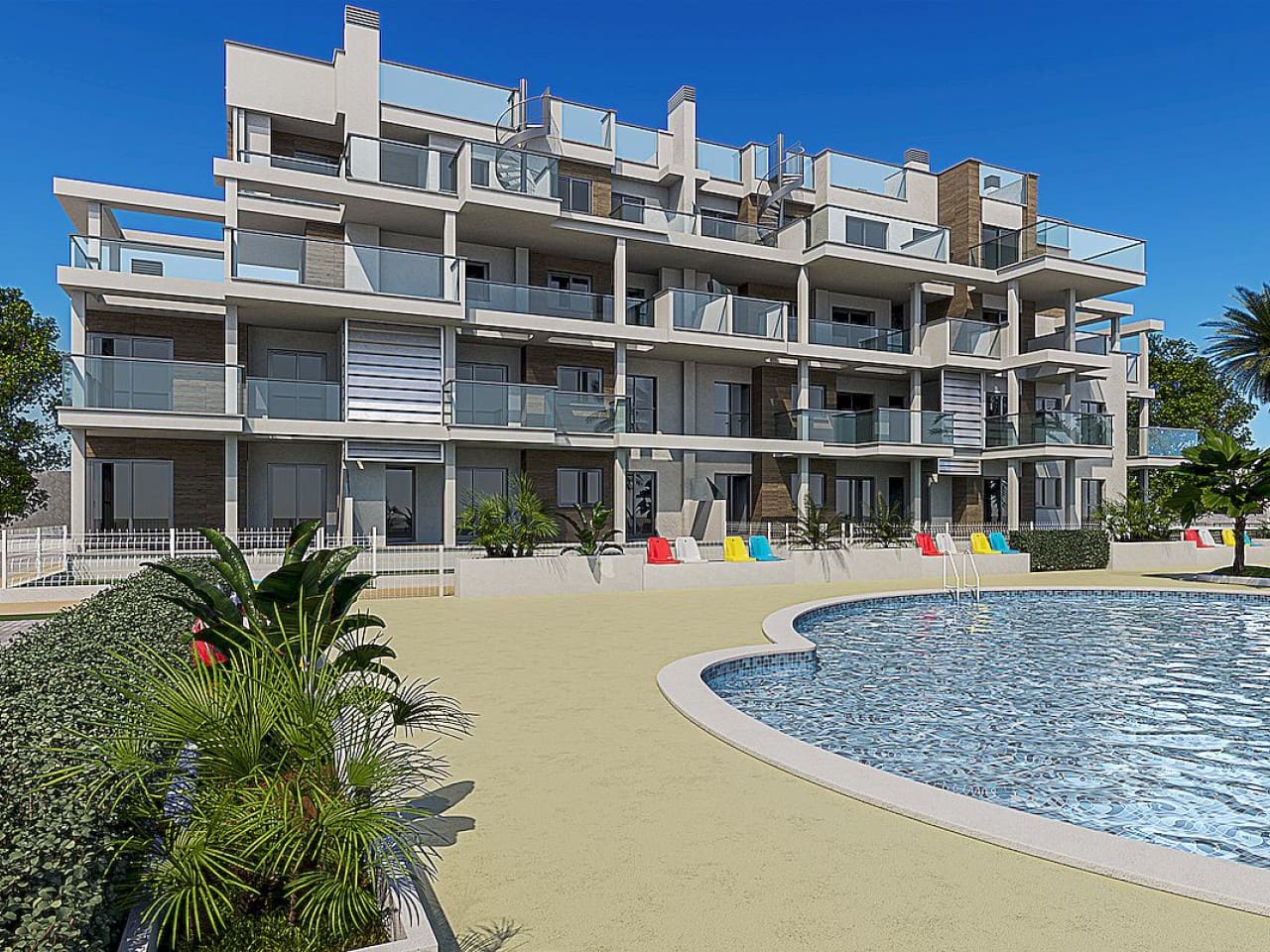 2 bedroom Apartment for sale in Denia with pool - € 269,000 (Ref: 9548539)