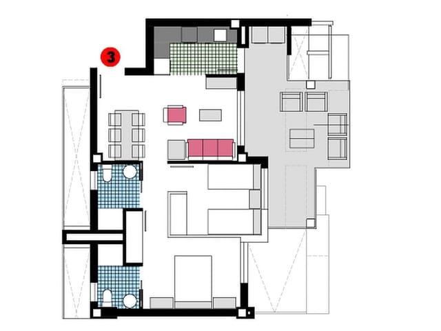 2 bedroom Apartment for sale in Dénia with pool - € 315,000 (Ref: 9548540)
