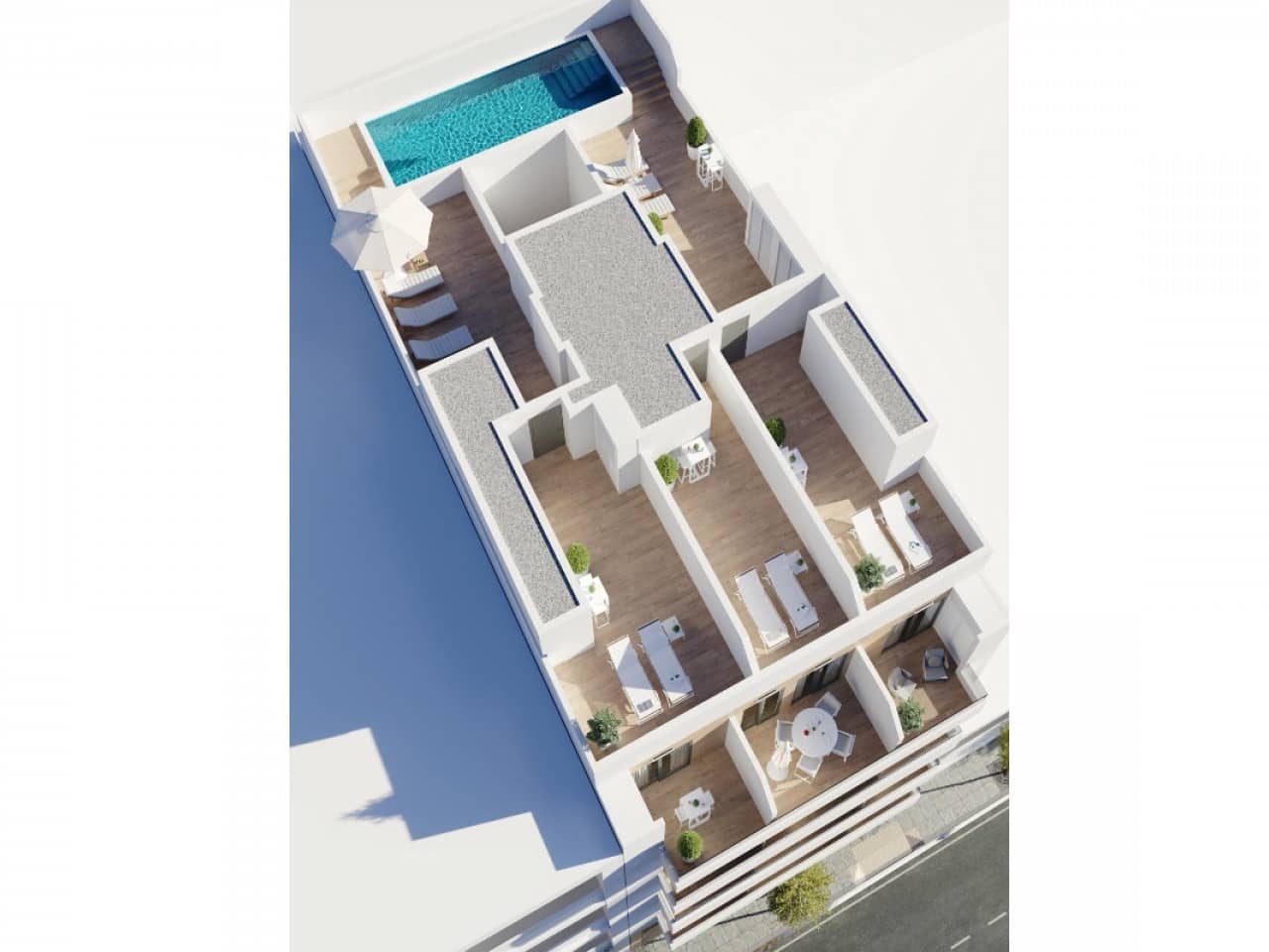 1 soveværelse Penthouse til salg i Torrevieja med swimmingpool - € 259.000 (Ref: 9548544)