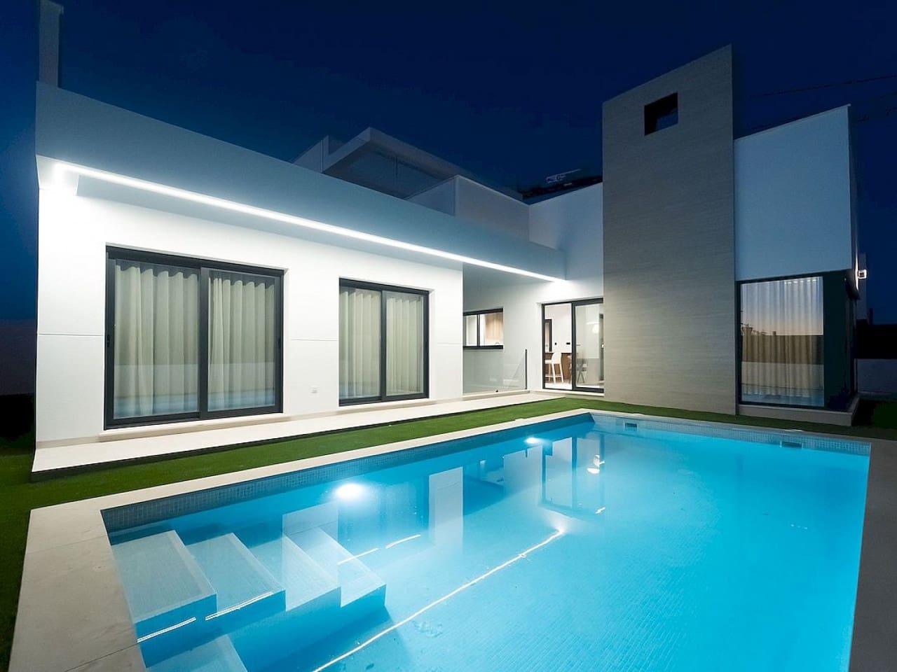 3 sypialnia Willa na sprzedaż w Torre-Pacheco z basenem garażem - 869 900 € (Ref: 9551948)