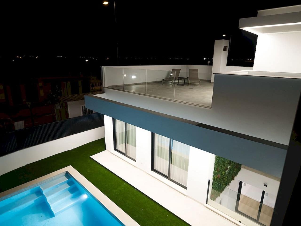 3 sypialnia Willa na sprzedaż w Torre-Pacheco z basenem garażem - 869 900 € (Ref: 9551948)