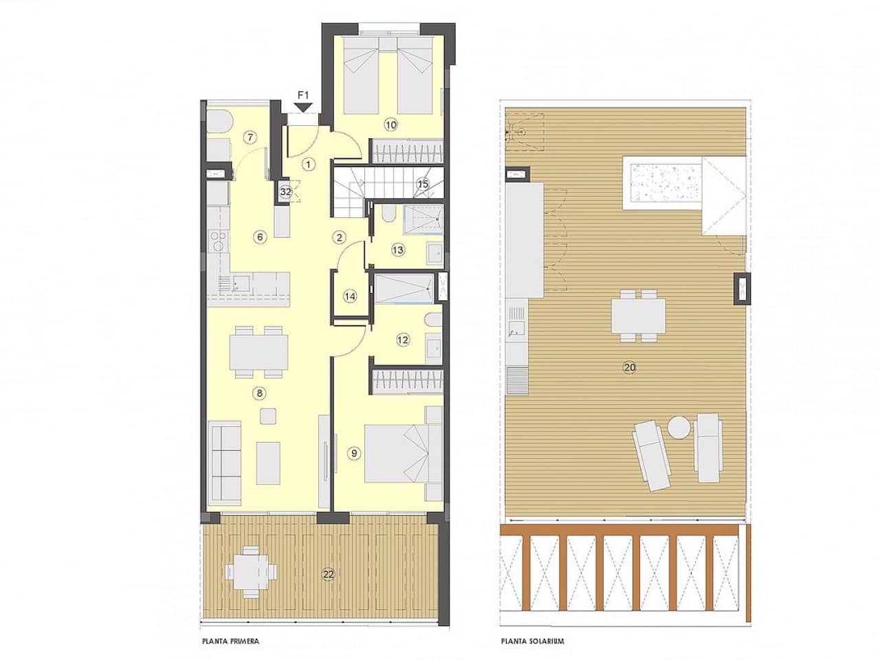 2 soveværelse Rækkehus til salg i Los Balcones med swimmingpool - € 325.000 (Ref: 9569040)