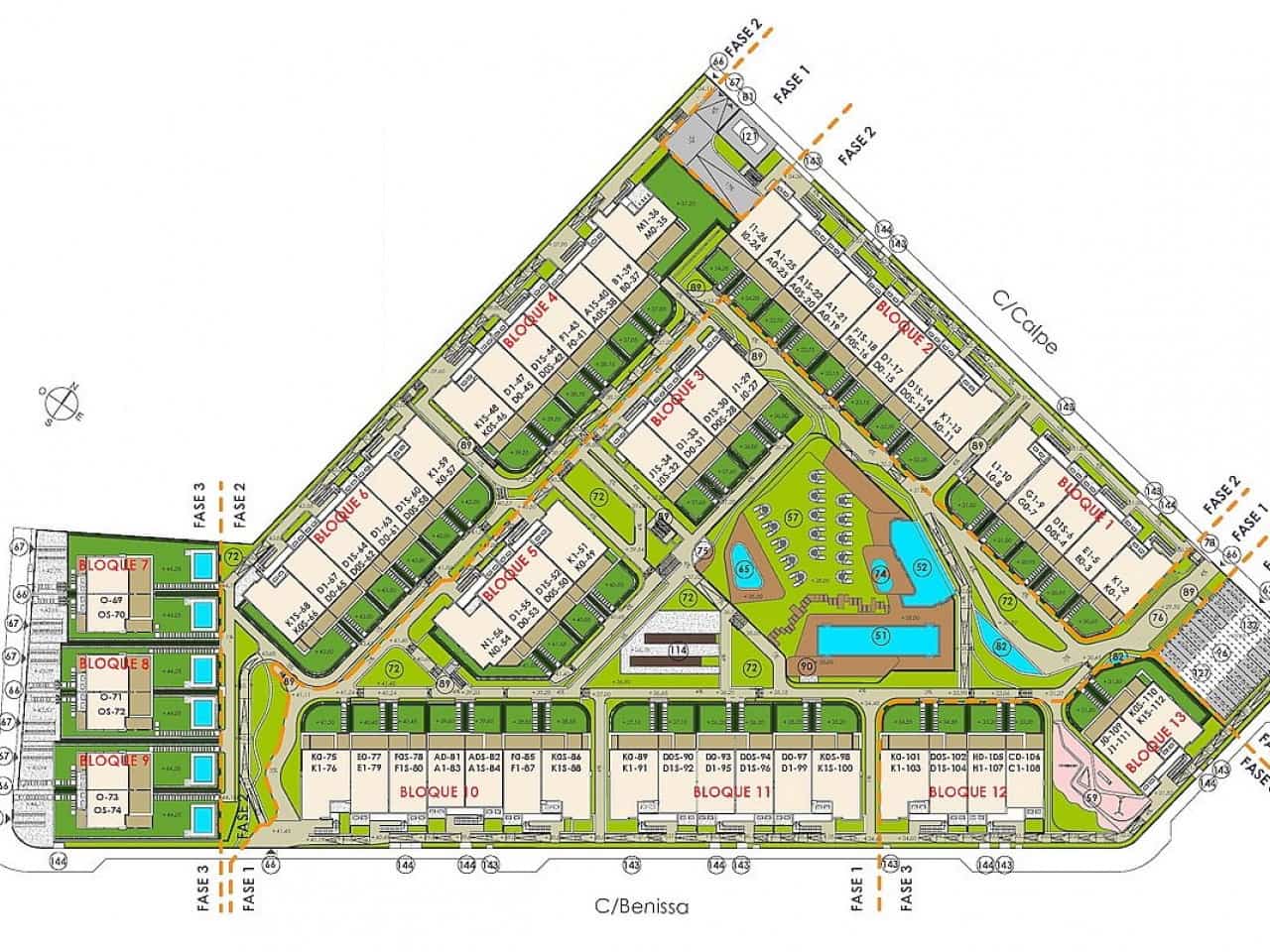 2 soveværelse Rækkehus til salg i Los Balcones med swimmingpool - € 325.000 (Ref: 9569040)