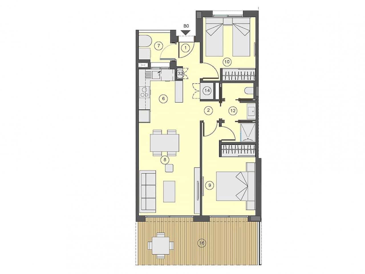 3 soveværelse Rækkehus til salg i Los Balcones med swimmingpool - € 371.000 (Ref: 9569041)