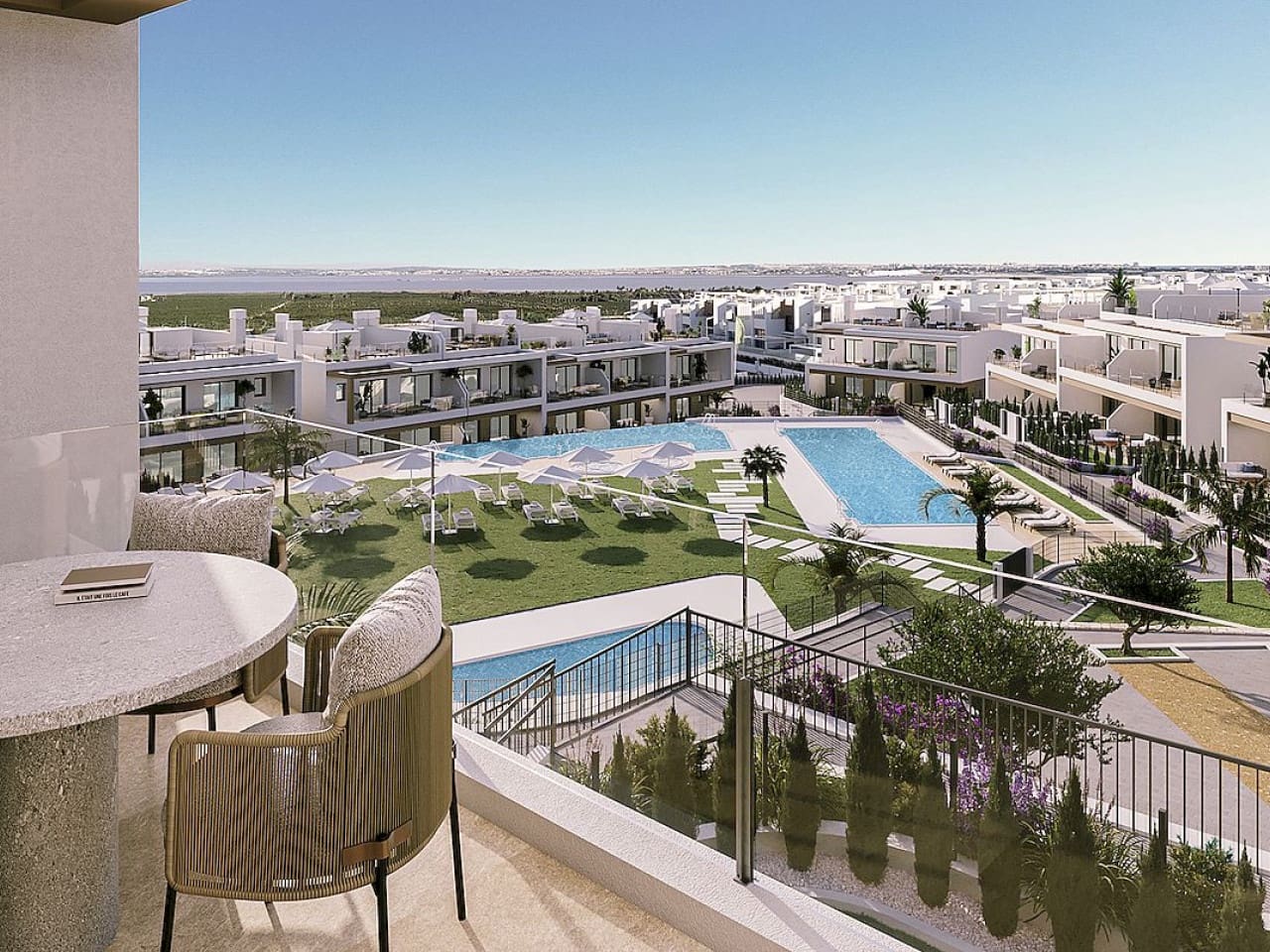 3 soveværelse Rækkehus til salg i Los Balcones med swimmingpool - € 371.000 (Ref: 9569041)