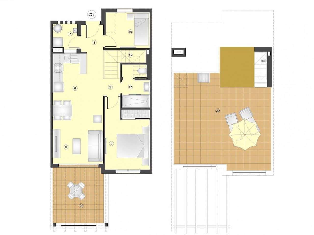 1 soveværelse Lejlighed til salg i San Juan de los Terreros med swimmingpool - € 175.000 (Ref: 9569044)