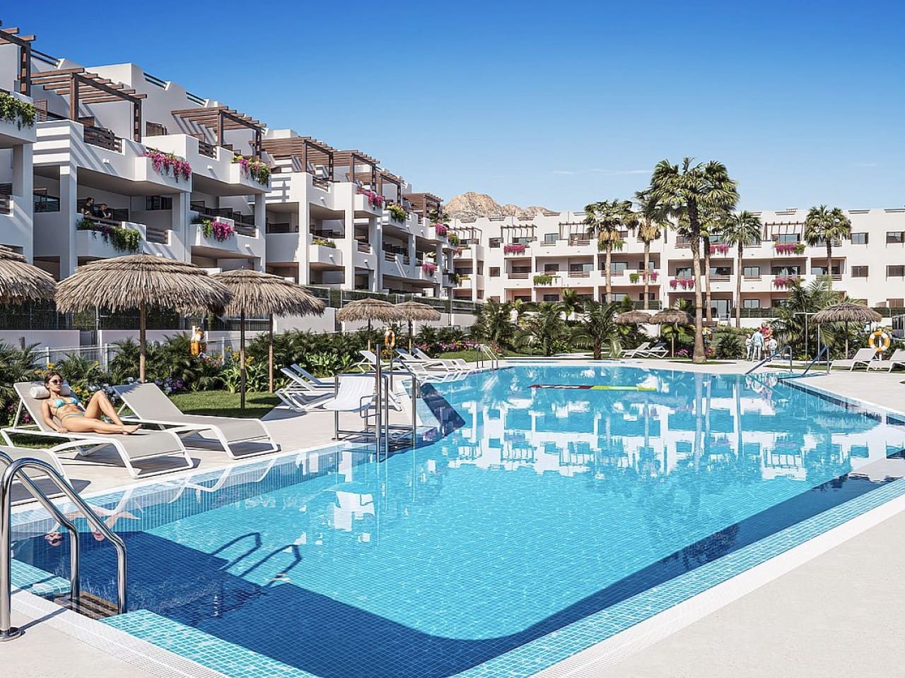 2 soveværelse Lejlighed til salg i San Juan de los Terreros med swimmingpool - € 203.000 (Ref: 9569047)