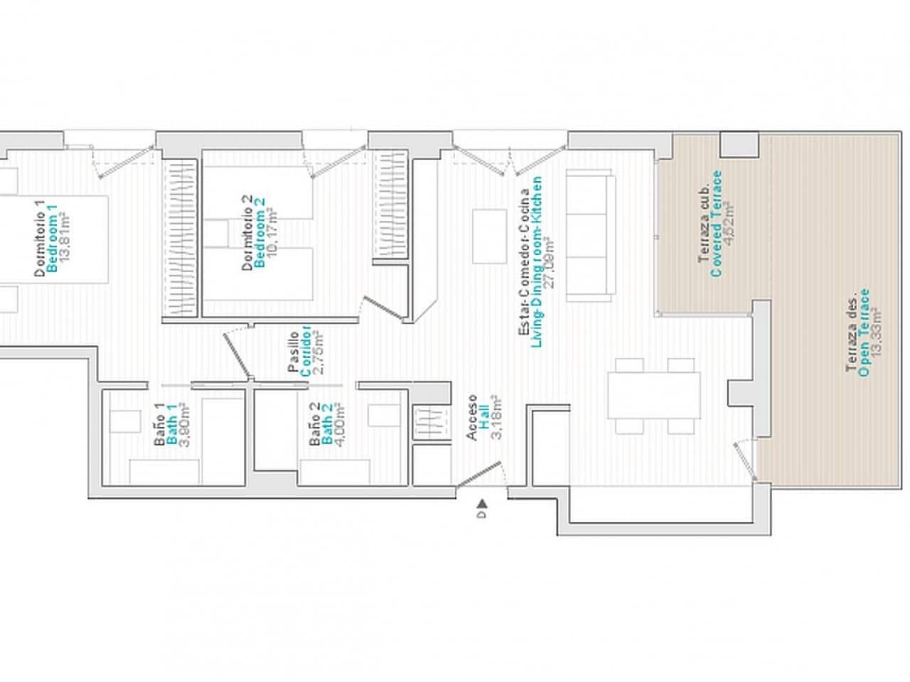 2 Zimmer Apartment zu verkaufen in La Villajoyosa / Vila Joiosa mit Pool - 445.000 € (Ref: 9571421)