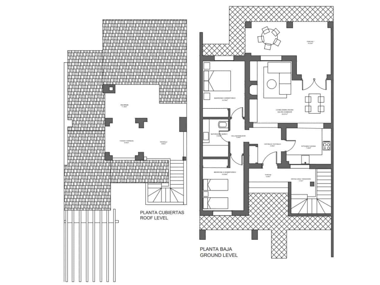 2 makuuhuone Omakotitalo myytävänä paikassa Las Palas mukana uima-altaan - 236 000 € (Ref: 9583098)