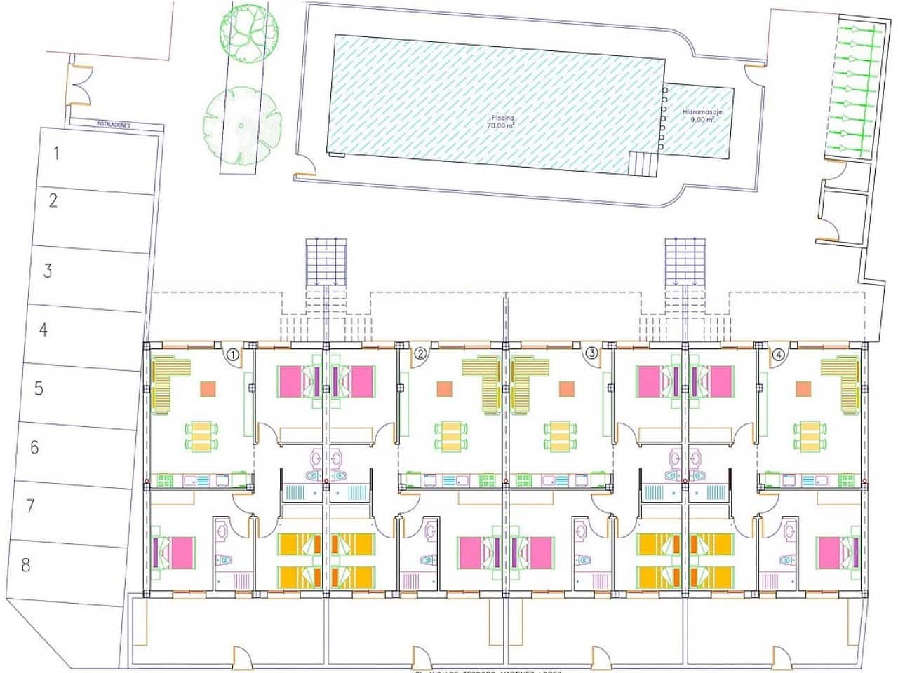 3 quarto Moradia em Banda para venda em San Javier com piscina - 258 900 € (Ref: 9583105)
