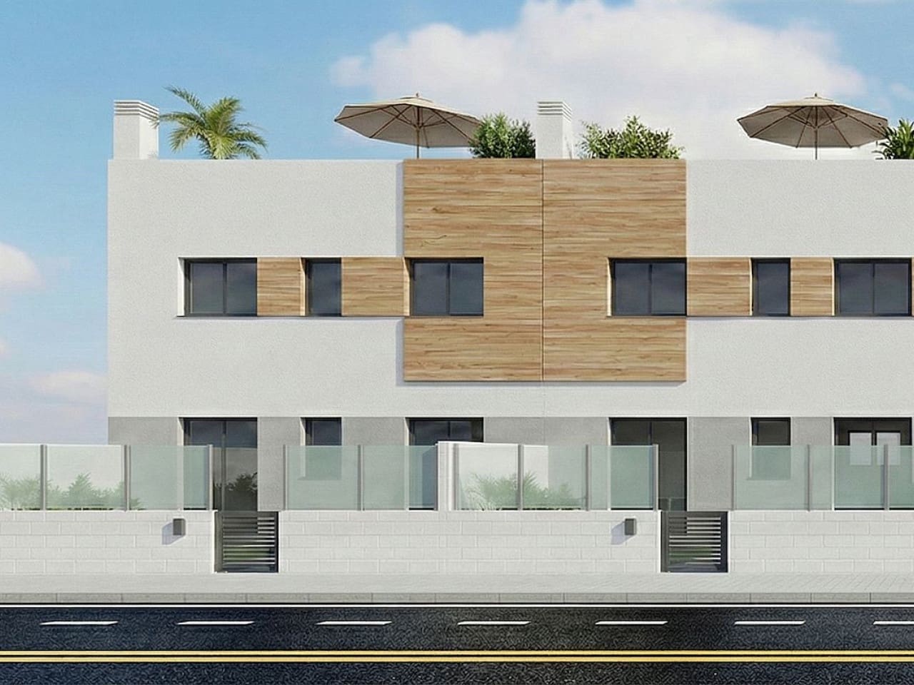 3 quarto Moradia em Banda para venda em San Javier com piscina - 258 900 € (Ref: 9583105)