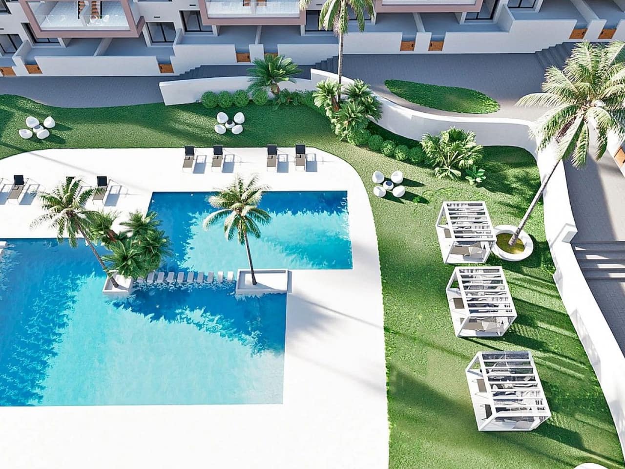 2 soveværelse Rækkehus til salg i Benidorm med swimmingpool - € 369.900 (Ref: 9586774)