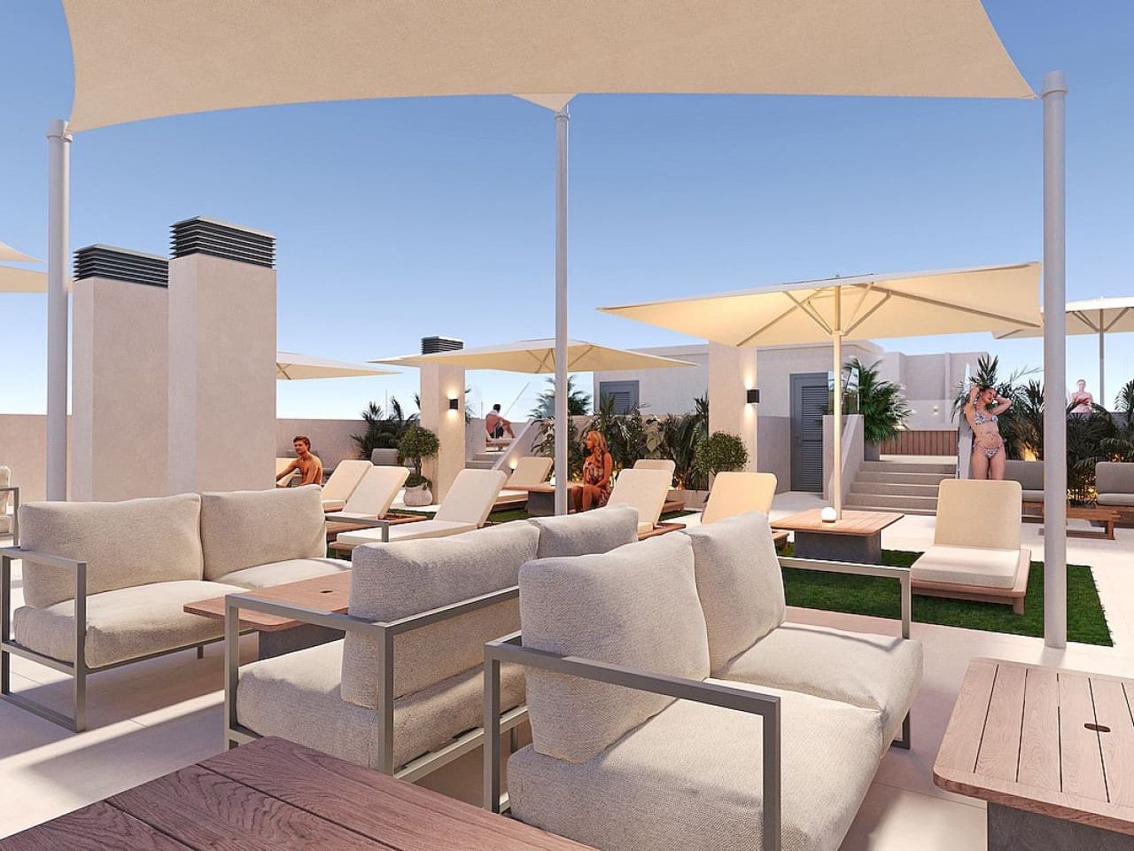 2 Zimmer Penthouse zu verkaufen in San Miguel de Salinas mit Pool - 160.000 € (Ref: 9591621)