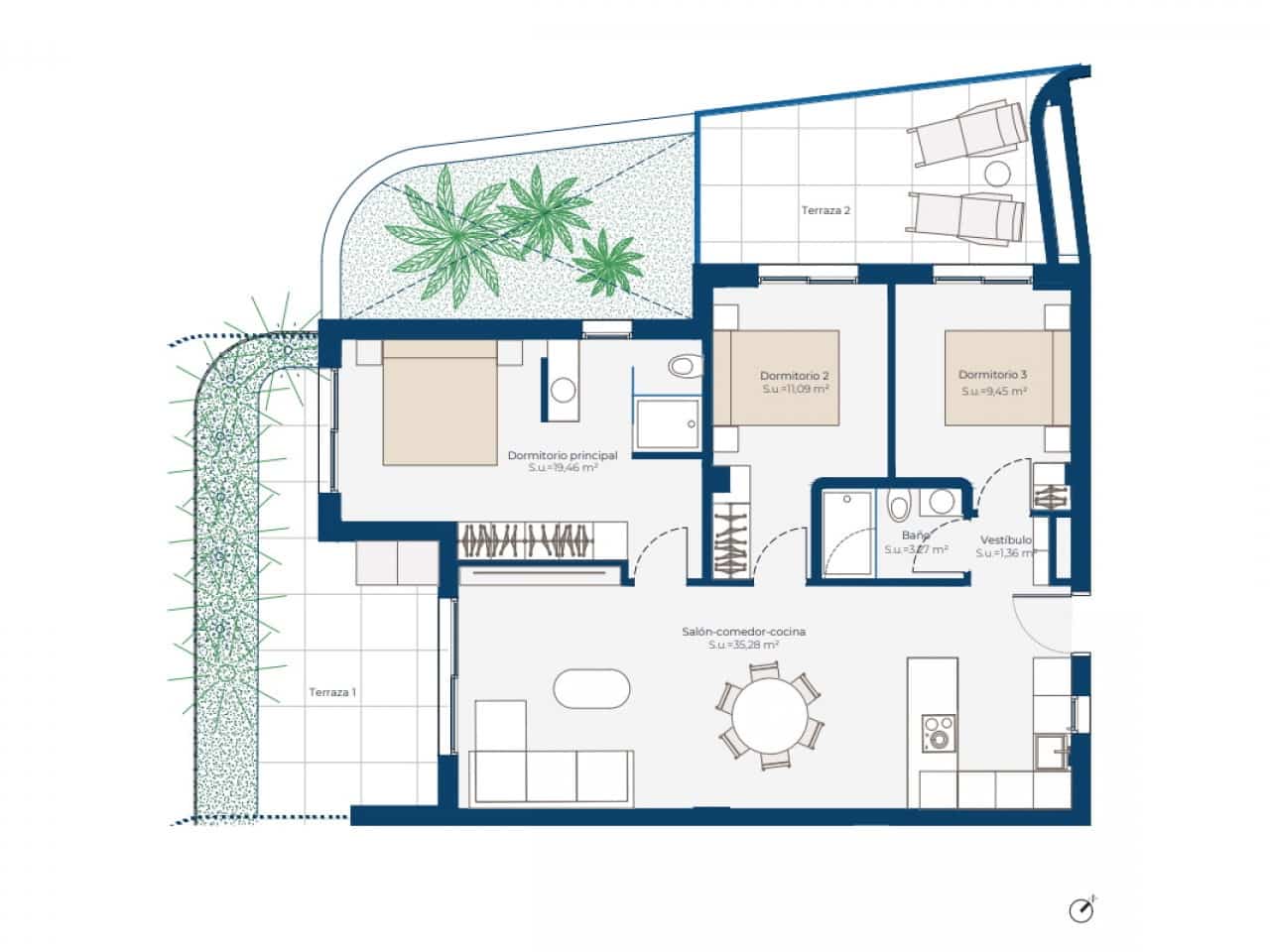 3 sovrum Lägenhet till salu i Banos y Mendigo med pool - 360 000 € (Ref: 9591625)