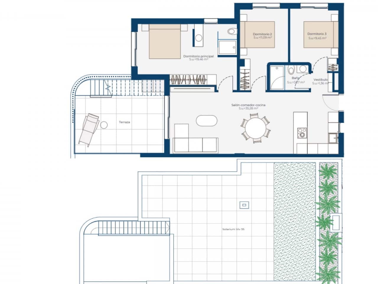 3 sovrum Lägenhet till salu i Banos y Mendigo med pool - 360 000 € (Ref: 9591625)