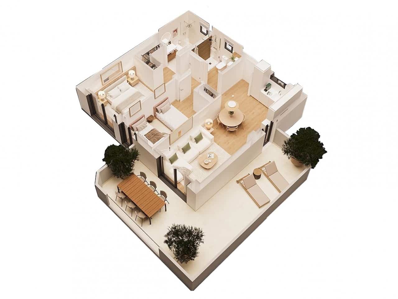 3 soveværelse Penthouse til salg i Benidorm med swimmingpool - € 980.500 (Ref: 9605257)