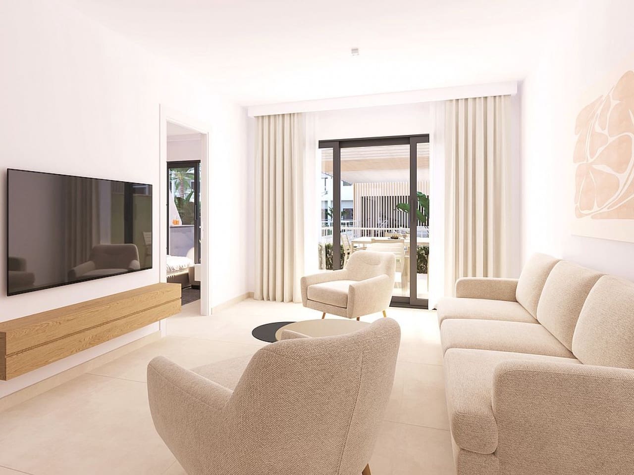 2 sovrum Lägenhet till salu i San Cayetano med pool - 249 900 € (Ref: 9611753)