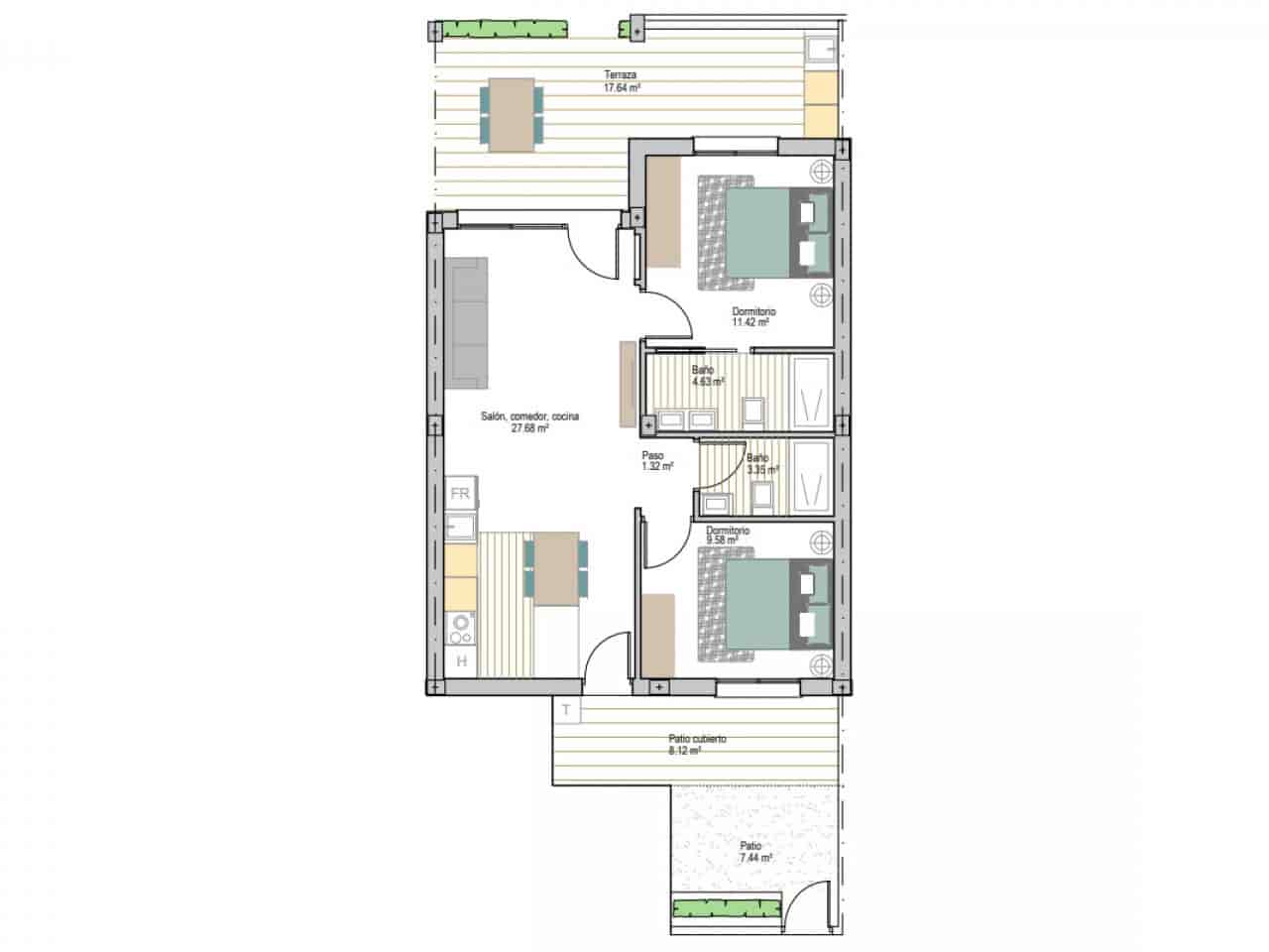 3 slaapkamer Appartement te koop in San Cayetano met zwembad - € 263.900 (Ref: 9611754)