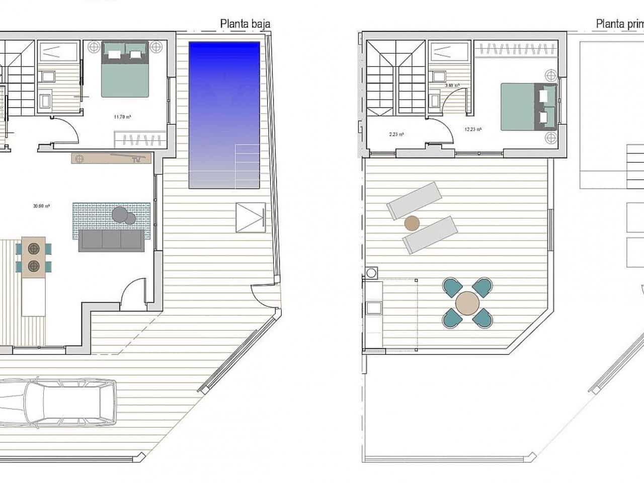2 soveværelse Villa til salg i Roldan med swimmingpool - € 289.900 (Ref: 9634616)