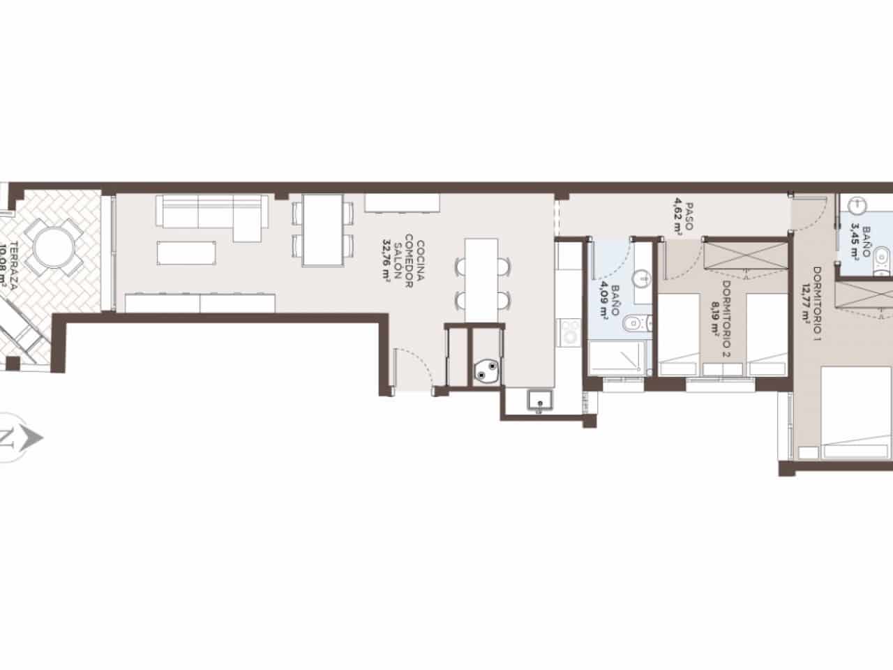 2 camera da letto Appartamento in vendita in Torrevieja con piscina - 260.000 € (Rif: 9652269)