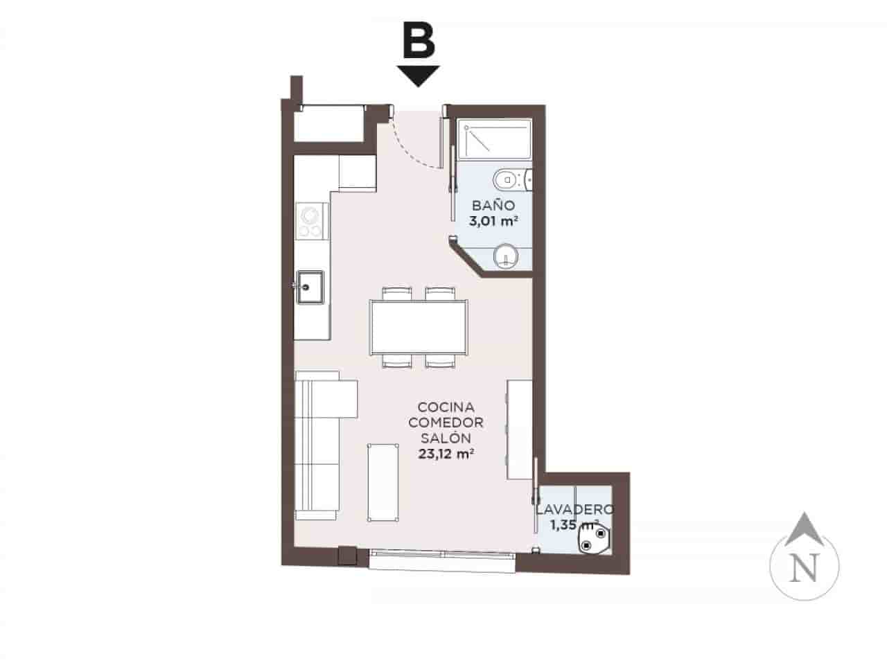 2 chambre Penthouse à vendre à Torrevieja avec piscine - 310 000 € (Ref: 9652270)