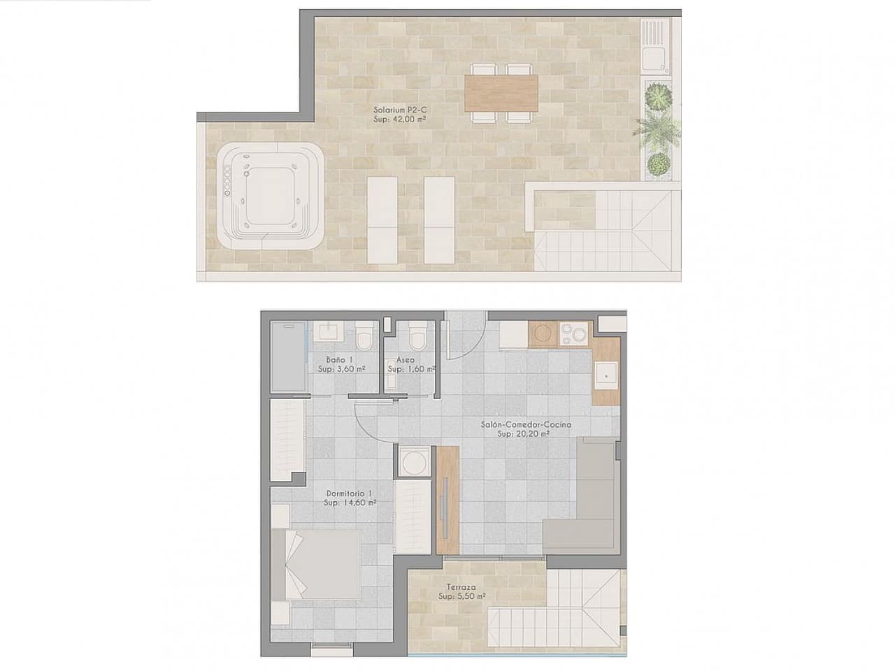 3 soveværelse Penthouse til salg i Lo Pagan med swimmingpool garage - € 317.000 (Ref: 9691299)