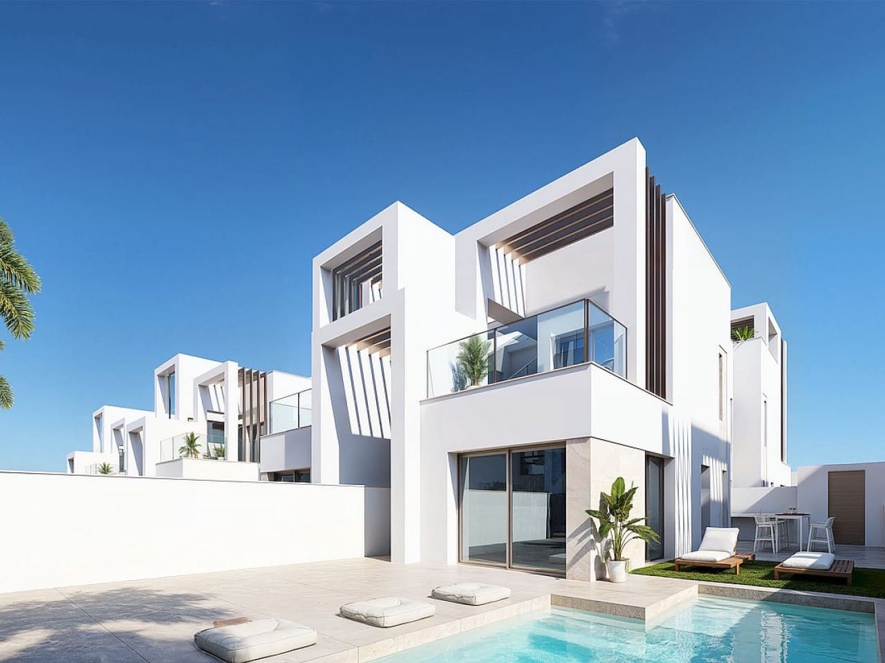 3 soveværelse Villa til salg i Los Alcazares med swimmingpool - € 439.000 (Ref: 9712399)