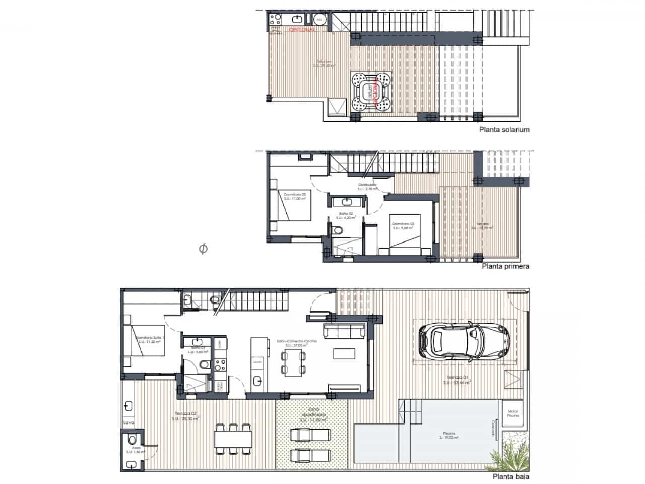 3 soveværelse Villa til salg i Los Alcazares med swimmingpool - € 439.000 (Ref: 9712399)