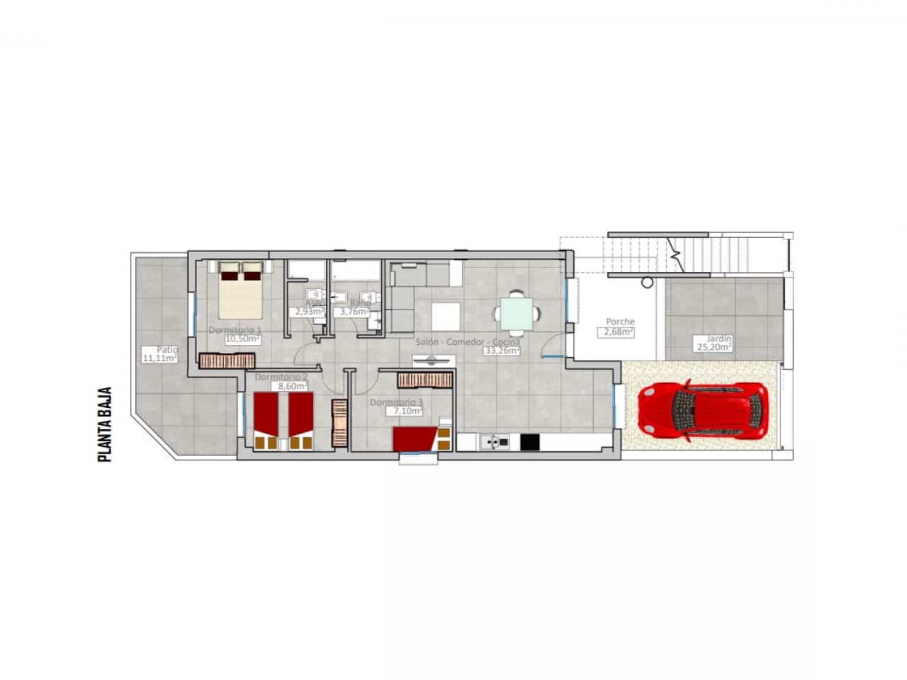 3 quarto Casa em Banda para venda em Cox com piscina - 255 000 € (Ref: 9712409)