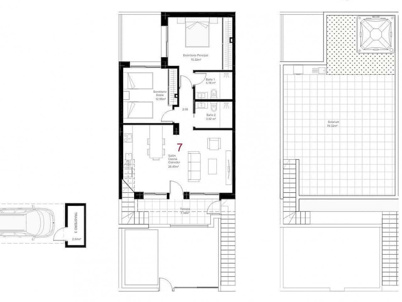 2 camera da letto Villetta a Schiera in vendita in San Pedro del Pinatar con piscina - 319.900 € (Rif: 9720232)