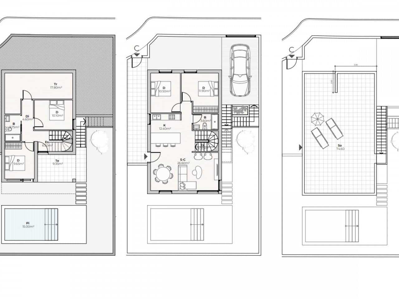 4 bedroom Villa for sale in Mazarron with pool - € 299,000 (Ref: 9722194)